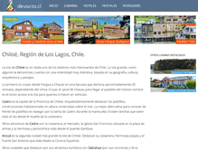 Tablet Screenshot of chiloe-chile.com